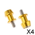 thumbnail image 1 of DYNWAVECA 4x2pcs 8mm Universal Motorcycle CNC Swing Arm Slider Spools gold 4 Pcs, 1 of 10