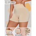thumbnail image 1 of One Piece Women Mid Waist Mid-Thigh Lightweight Slimming Shaping Short Suitable for Base Layering, 1 of 4
