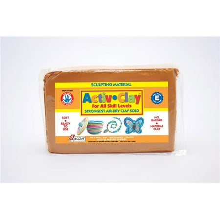 Acme Activa Activ-Clay Air Dry Clay - 3.3 Lbs Terra Cotta, Super Strong Modeling Clay For Crafts & Sculpting