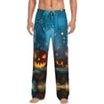 thumbnail image 5 of Mens Pajama Pants, Spooky Halloween Soft Sleep & Lounge Pants for Men, Cuteness Casual PJ Bottoms Pants with Pockets, 5 of 7