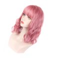 thumbnail image 3 of False Curly  Hair, Soft Adjustable Curly  With Bang For Birthday, 3 of 8