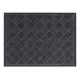 thumbnail image 2 of Multy Home MT5001431 Door Mat, 36 in L, 48 in W, Contours Pattern, Polypropylene/Rubber Surface, Charcoal, 2 of 2