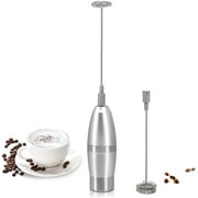 Milk Frother Handheld, Original Foam Maker for Lattes, Automatic Whisk Drink Mixer for Coffee, Mini Electric Foamer Cappuccino, Macchiato, Hot Chocolate, Tea, Frappe, Matcha, Protein Powder Beverage
