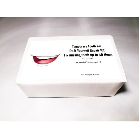 Temporary Tooth Kit  Do it Yourself Repair Kit Dental Fix Missing up to 40