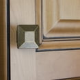 thumbnail image 5 of GlideRite 1.375 in. Modern Square Cabinet Knob, Antique Brass, 5 of 5