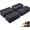 1.5 inch-black(Rectangle), variant on Bed Furniture Risers 3 inch, Square Adjustable Risers Blocks for Bed Sofa Table and Couch Lift to 1.5 or 3 inch,Heavy Duty Support Up to 1,300 Lbs (4 Pack-Brown)