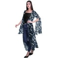 thumbnail image 3 of Moomaya Vêtements de Plage en Georgette Imprimée pour Femmes Long Cardigan, 3 of 5