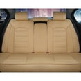 thumbnail image 3 of Maidao Car Seat Covers Universal Set for SEAT for Toledo 1998-Present 5 Seats Waterproof Premium Leather Front and Back Seat Protectors with Headrest Beige, 3 of 9