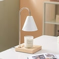 thumbnail image 2 of Lámpara de fusión de cera para aromaterapia, interruptor de perilla, luz de noche de madera para do Irfora Lámpara de mesa, 2 of 7