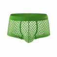 thumbnail image 3 of Mens Underwear Men's Low-rise Nightwear Underwear Man Transparent Mesh Boxers Briefs Short, 3 of 4