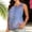 Sky Blue, variant on HOMBOM Womens Tank Tops Sleeveless Chiffon Floral Summer Loose Fit T Shirts for Ladies