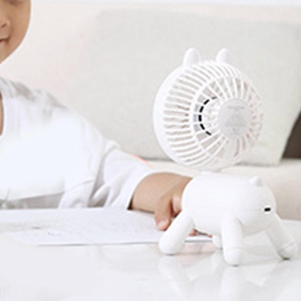 Ventilador de escritorio giratorio perfecl USB Blanco Ventilador de escritorio giratorio