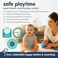 thumbnail image 4 of Hiccapop Pack and Play Mattress Pad (38" x 26" x 1.5"), Playard Pad, Portable Crib Mattress, 1.5" Thick, 4 of 7