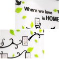 thumbnail image 3 of 3d Tree Wall Sticker Diy Home Photo Frame Wall Sticker Art Decor For Bedroom, Living Room (f Light Green Left, M: 150*210cm), 3 of 5