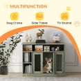 thumbnail image 4 of PawHut Furniture Style Dog Crate End Table W/ Adjustable Shelf Storage Space, 4 of 10