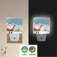 thumbnail image 5 of Cute Santa Dwarfs and Christmas Street View LED Night Light Sensor Lamp Plug-in Adjustable Brightness 2 Pack, 5 of 7