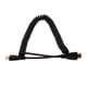 thumbnail image 2 of Enchufe A Enchufe Cable De Elástico Para Cámara Réflex Negra, 2 of 7