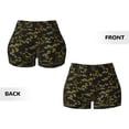 thumbnail image 5 of Lsque Bamboo Pattern High Waisted Biker Shorts for Women-Tummy Control Fitness Athletic Workout Running Yoga Gym Shorts,Moisture-Wicking-XX-Large, 5 of 9