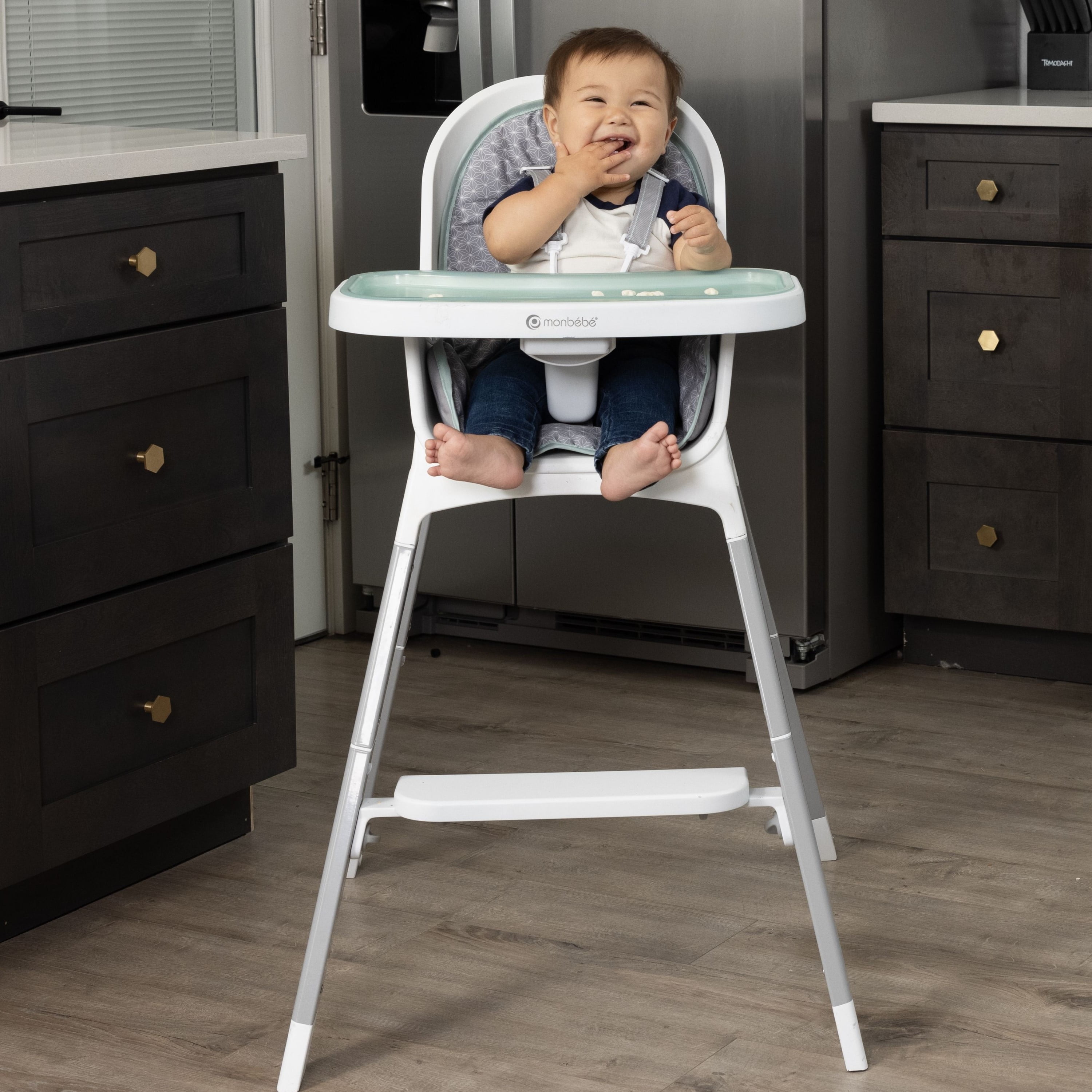 Monbebe Fusion Reclining Highchair with 8 Modes of Use, Stardust
