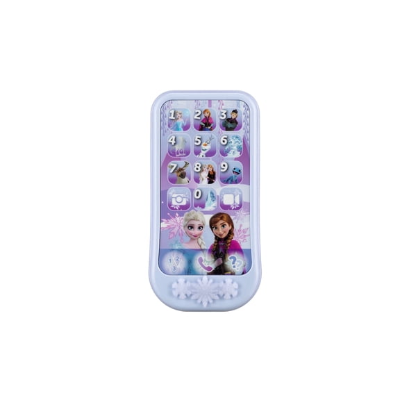 eKids Disney Frozen Toy Phone for Kids, Toddler Toy with Preschool Learning Activities