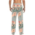 thumbnail image 4 of FORMRS Mens Pajama Pants with Pockets Sleepwear Lounge Bottoms Sizes S-2XL, Stars Flower, 4 of 7