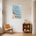 thumbnail image 2 of ZHONGYUTONG Christian Canvas Wall Art Psalm 23 Pictures Coastal Beach Wall Decor Scripture Bible Verses Prints Inspirational Poster for Home Framed (12.00" x 18.00"), 2 of 5