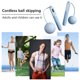 thumbnail image 1 of Cuerdas de saltar inalámbricas Cuerda de saltar de silicona ligera para deportes de gimnasio (azul) Likrtyny  Para Estrenar, 1 of 6
