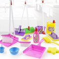 thumbnail image 3 of 16 Pcs Jouet de Simulation Mini Maison de Jeu Nettoyage Assainissement Casse-Tête Cadeau, 3 of 5