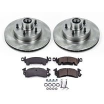 Ultimate Brakes Front Semi-Metallic Brake Pad and Rotor Kit with Hardware WM80009