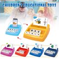 thumbnail image 2 of CAROOTU Kids Educational Toys Matching Letter Game Alphabet and Math Puzzle Game Board Game for Learn, 2 of 7