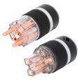 thumbnail image 2 of Conector de alimentación de audio de cobre puro transparente 100‑250VE101/F101 (macho/hembra), 2 of 5