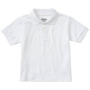 Classroom School Uniform Adult Unisex Short Sleeve Interlock Polo 58914, 3XL, SS White