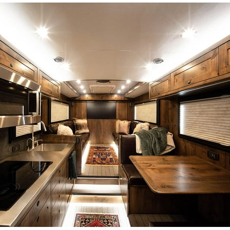 Huaca Rv Led Ceiling Dome Light Dimmable 12v Puck Lights With Dimmer Switch 3w Surface Huaca Rv Led Ceiling Dome Light, Can You Use Any Light Fixture In An Rv