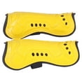 thumbnail image 3 of 1 par de espinilleras de fútbol, protector de piernas para deportes de fútbol, espinillera para entrenamiento de adultos, color amarillo, 3 of 14