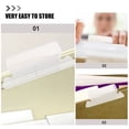 thumbnail image 3 of Miangastore 1 Set File Folder Tabs File Filing Tabs Hanging File Labels Portable File Folder Tabs, 3 of 8