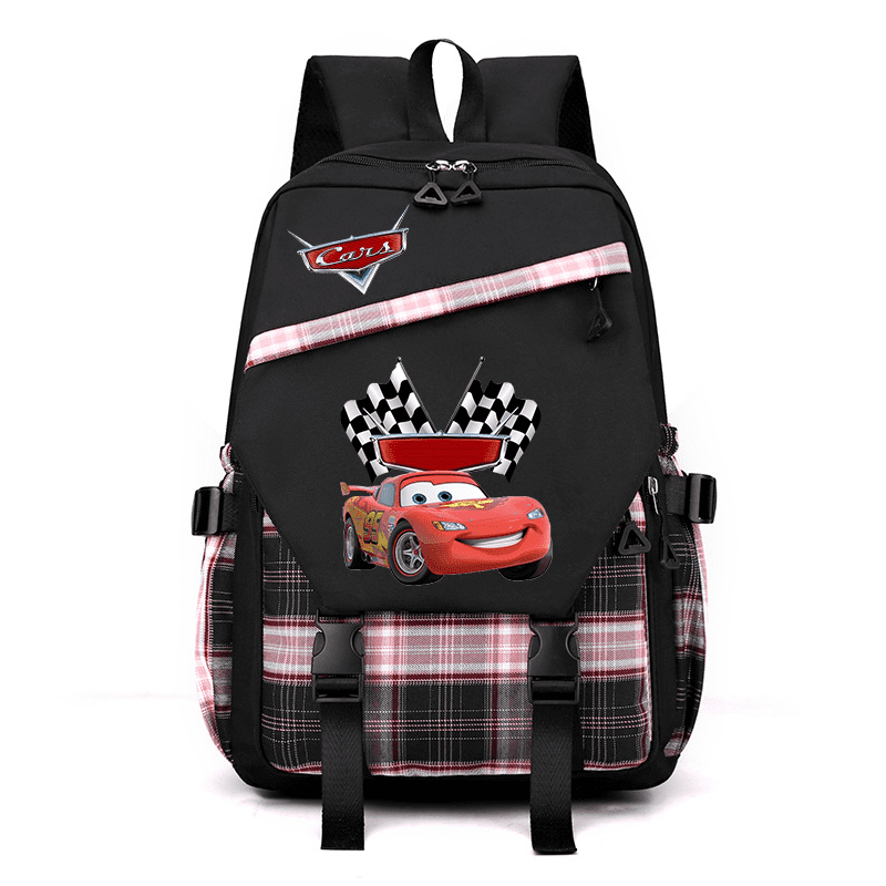 Disney Pixar Cars Lightning McQueen Backpack for Girl Boy Student Teenager Children Rucksack Women Cute Casual School Bags