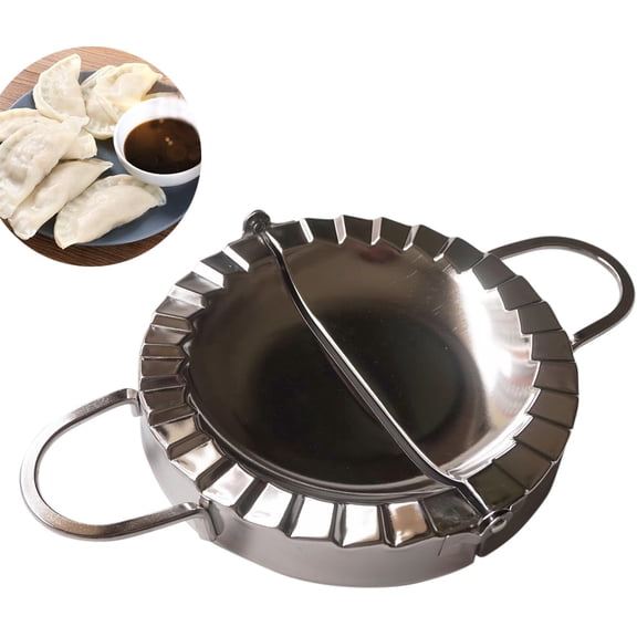 Proshopping 6.4 inch Stainless Steel Dumpling Maker Press Pastry Tools Ravioli Pasta Molds，1 Piece