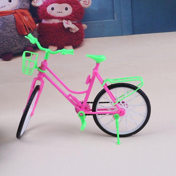 Accesorios de muñeca desmontables de moda para niños de juguete de bicicleta de plástico (color aleatorio) Likrtyny juguetes de los niños
