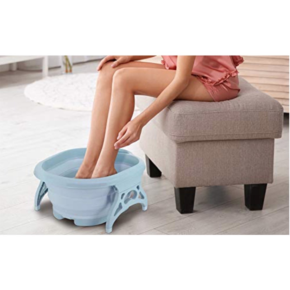Relax, Soothing, Space Saving Foot Bath Collapsible Foot Spa with