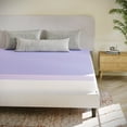 thumbnail image 3 of Flash Furniture Capri Comfortable Sleep Queen Lavender Infused Memory Foam Mattress Topper Purple 60, 3 of 9