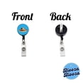 thumbnail image 3 of Cowgirl Hat Tan Western Country Retractable Reel ID Badge Key Card Name Tag Holder with Clip, 3 of 7