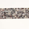 thumbnail image 1 of Porcelain Jasper 4mm Round Beads - 8 Inch Strand, 1 of 1