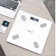 thumbnail image 3 of Body fat scale Bluetooth APP smart electronic scale human body weight scale USB charging body fat scale pink 26*26 charging model, 3 of 5