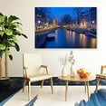 thumbnail image 4 of IDEA4WALL Landscape Canvas Wall Art Italy City Canvas Prints Modern Home Wall Decor, 32"x48", 4 of 5