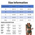 thumbnail image 2 of Minjewel Women High Waist Ruffled 2 PC Bikini Swimsuit Fashion Beach Bathing Suit, Yellow XL, 2 of 6