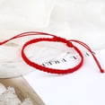 thumbnail image 4 of NANAHuang Adjustable Waterproof Wax String Bracelet for Women Men Handmade Woven Tibetan Buddhist Bracelet Friendship Lucky Prayer Jewelry, 4 of 6