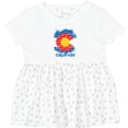 thumbnail image 3 of Inktastic Graffiti Colorado State Flag Girls Baby Dress, 3 of 5