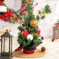 thumbnail image 1 of Christmas Tree Desktop Ornament Red Fruit Mini Christmas Tree Christmas Decoration Scene Arrangement, 1 of 6