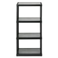 thumbnail image 3 of Gracious Living 4 Shelf Fixed Height Light Duty Storage Unit, Black (4 Pack), 3 of 10