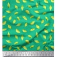 thumbnail image 1 of Soimoi Green Cotton Duck Fabric Hosta Leaves Print Fabric by Yard 44 Inch Wide, 1 of 3